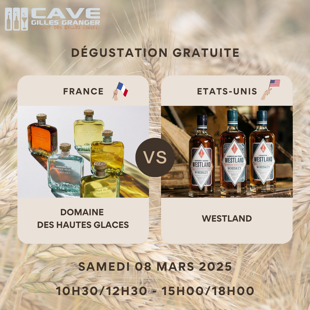 Samedi 08 Mars – Whiskies français VS américains