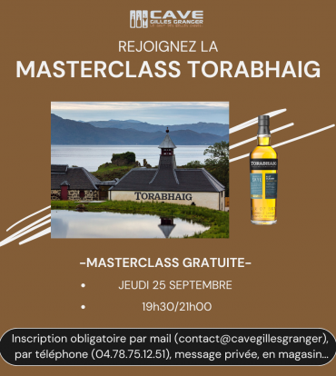 Jeudi 25 Septembre 2025 Masterclass – Torabhaig